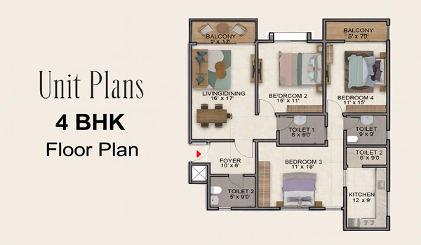 Prestige Garden Grove Floor Plan